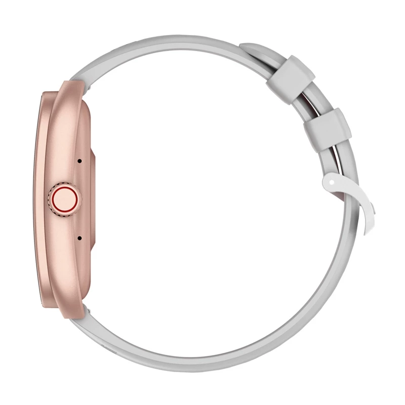 Smartwatch Colmi P86 oro rosa con cardiofrequenzimetro, impermeabile