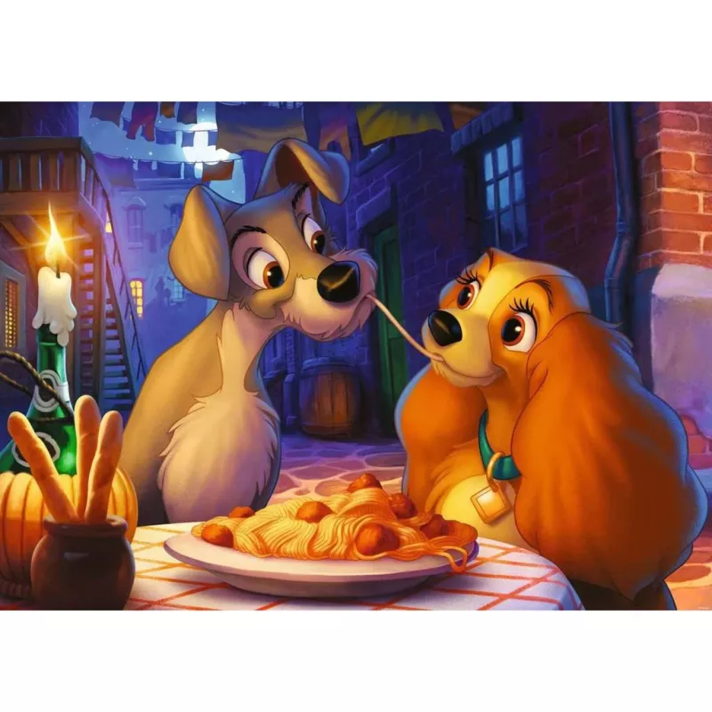 Puzzle Disney Collector's Edition - Lilli e il vagabondo (1000 pezzi)