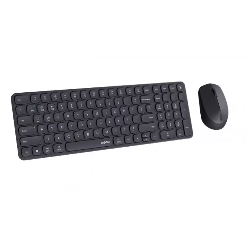 Rapoo 9310M Kit tastiera e mouse wireless multi-mode, nero