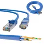 Cavo di rete Extralink LAN patch cord Cat.6A RJ-45 Cat6a 0,5 m blu