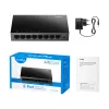 Switch managed Cudy GS108E 8 porte Gigabit Ethernet, 8x 10/100/1000 Mbps, case in metallo, switching 16 Gbps, IGMP & DHCP Snooping