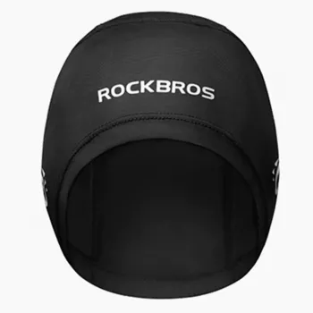 Cappello da ciclismo Rockbros YPP037 nero design estivo — copricapo da bici, leggero e traspirante