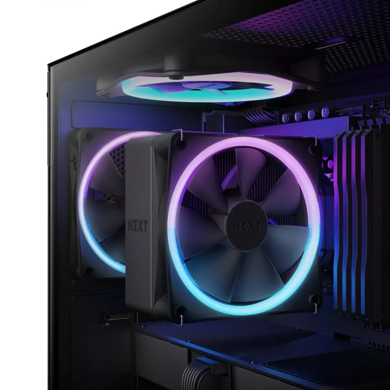 Dissipatore ad aria per processore NZXT T120 RGB 12 cm nero 1 pz.