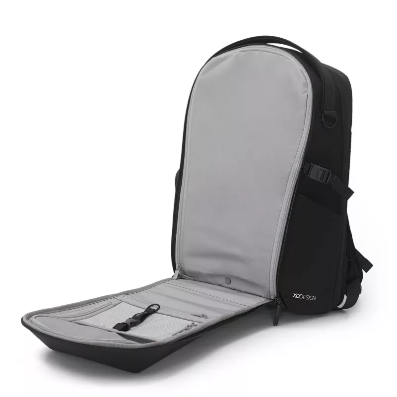 Zaino XDDESIGN Bizz nero — idrorepellente, leggero, modello P705.931