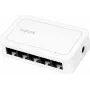 Switch di rete LogiLink 5 porte RJ45 Gigabit case in plastica bianco