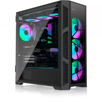 PONOS Ultra, case Midi Tower, PC, nero, ATX, EATX, micro ATX, Mini-ITX, SPCC