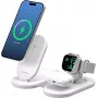 Supporto di ricarica wireless ALOGIC PACKAWAY 3IN1 QI2 bianco 10W ricarica rapida