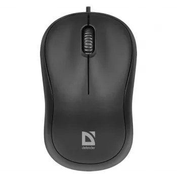Mouse ottico con filo DEFENDER PATCH MS-759 USB Type-A, ambidestro, 1000 DPI, nero