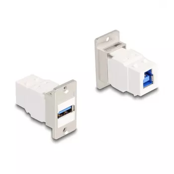 Modulo Keystone per montaggio a pannello DeLOCK USB 5 Gbps Type-A femmina su Type-B femmina