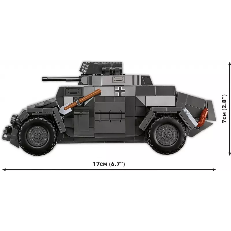 Cobi Blocks Sd.Kfz 222 kit di montaggio COBI-2657 — 502 mattoncini