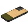 Custodia per cellulare Man and Wood per iPhone 12 mini – Bambuswald nero