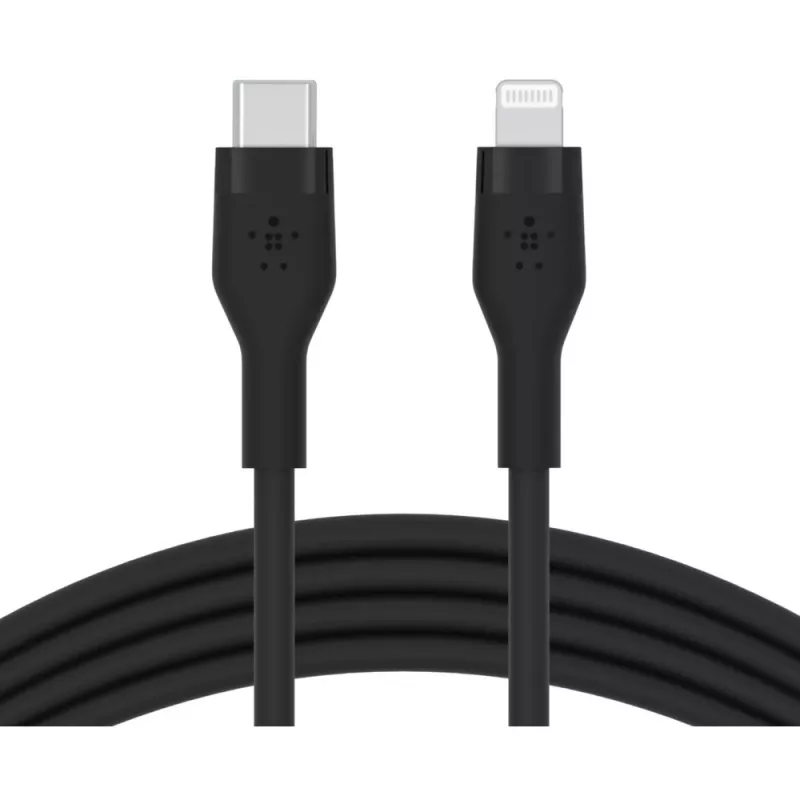 Cavo Lightning 2 m Belkin CAA009BT2MBK USB C a Lightning nero