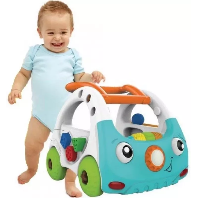 Macchinina sensoriale push 3 in 1