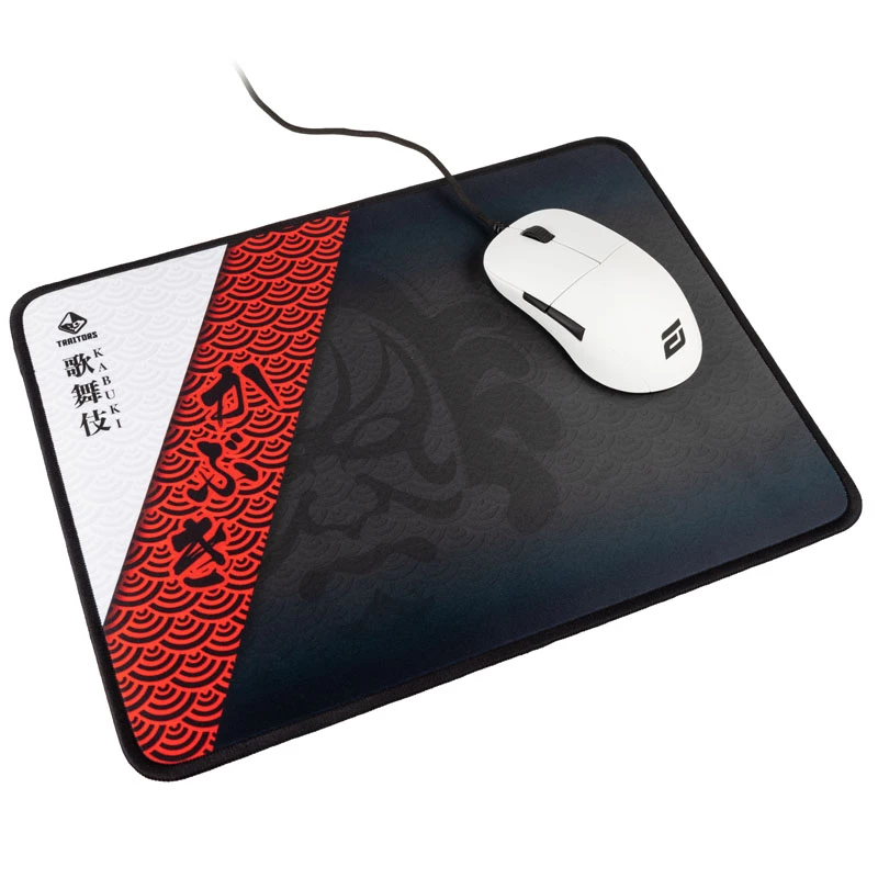 Tappetino mouse Traitors KABUKI Speed TRDKAB35M — superficie gaming a basso attrito, rettangolare