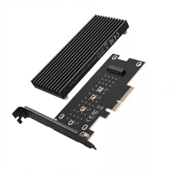 Adattatore interno M.2 PCIe GRAUGEAR G-M2PCI01 connettore maschio nero 128mm