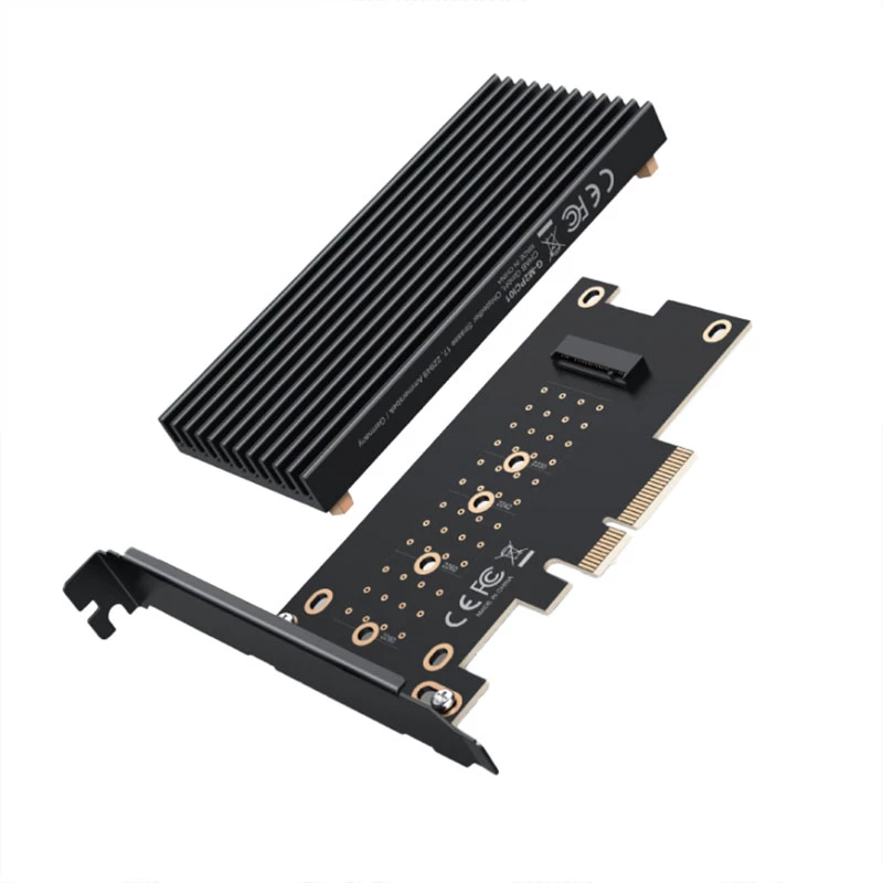 Adattatore interno M.2 PCIe GRAUGEAR G-M2PCI01 connettore maschio nero 128mm