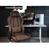 Sedia gaming Arozzi Torretta SuperSoft – ergonomica marrone, design di supporto
