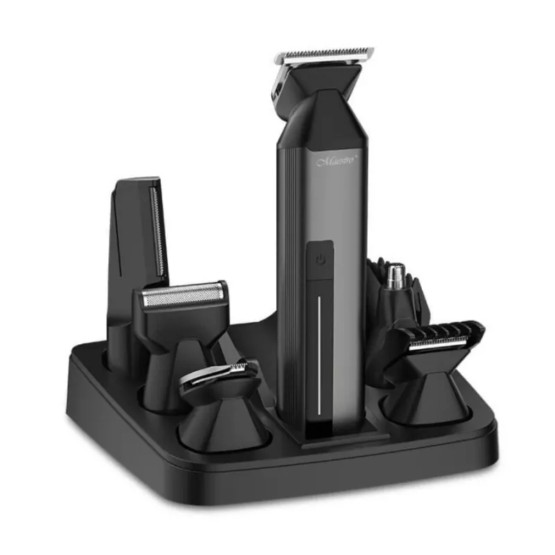 Set tagliacapelli Maestro MR-660 6-in-1 USB ricaricabile con lame regolabili