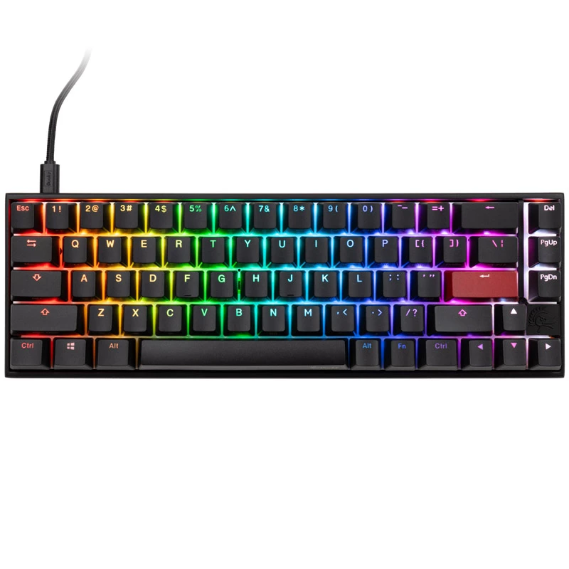 Ducky Mecha Pro SF Tastiera Gaming USB US English Nero