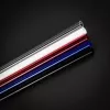 BitsPower Rigid Crystal Link Tube 12/10 mm (esterno 12 mm / interno 10 mm), lunghezza 1000 mm, bianco