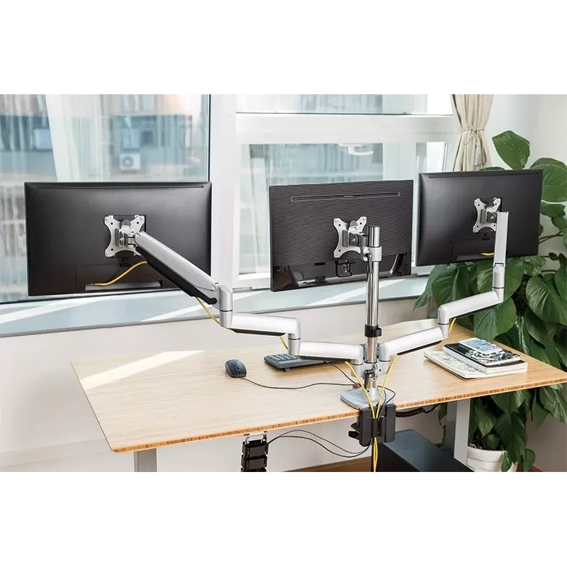 LogiLink BP0052 supporto / piedistallo per monitor 81,3 cm (32) da scrivania metallizzato