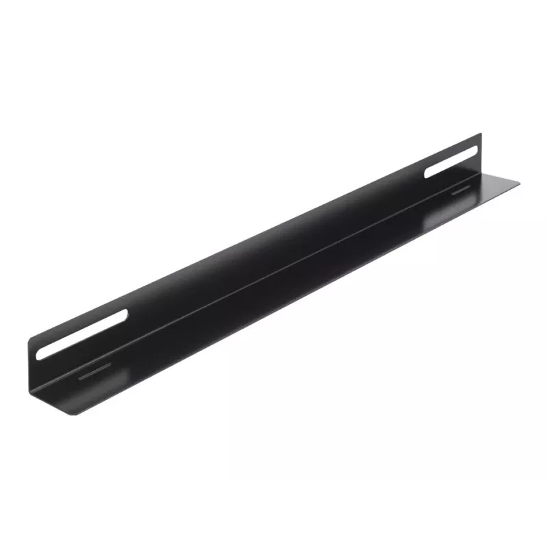 Staffa di montaggio DeLOCK 19 pollici 450x40mm 2 pezzi nero metallo