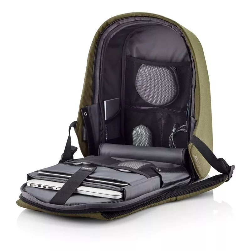 Zaino casual XD-Design Bobby Hero Small in pelle PU verde