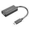 Lenovo 4X90M42956 adattatore cavo video VGA (D-Sub) USB Type-C nero