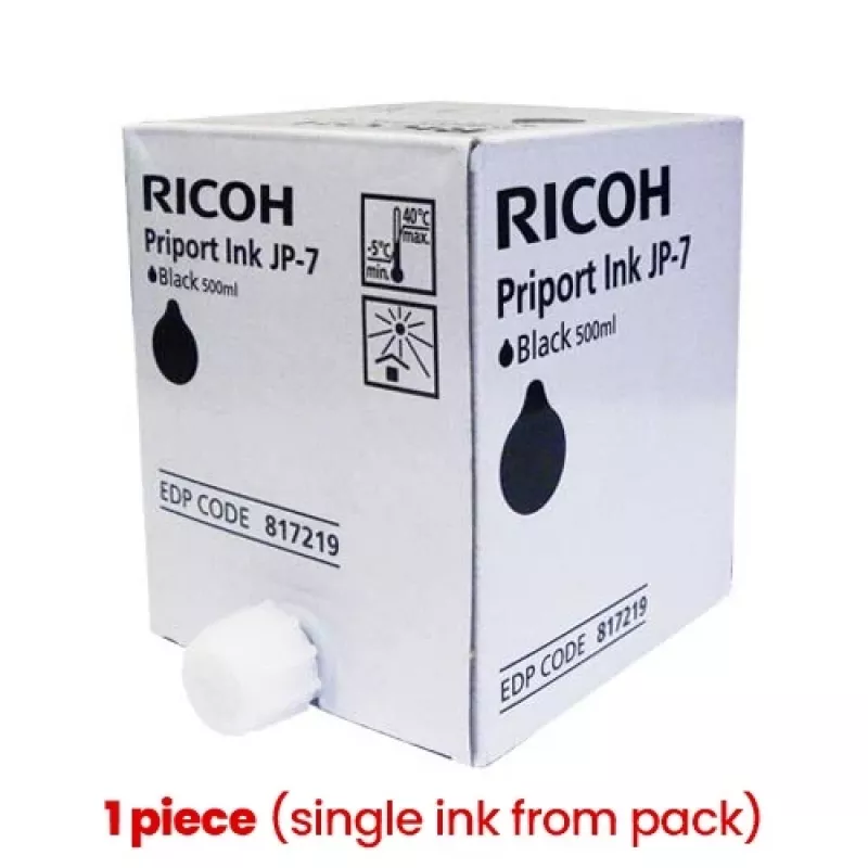 Cartuccia d'inchiostro Ricoh JP-7 (817219), nero (1 pezzo)