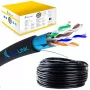 Cavo di rete Extralink Twisted Pair CAT5E FTP (F/UTP) V2 da esterno 305M nero