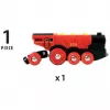 BRIO 33592 treno a batteria nero/rosso