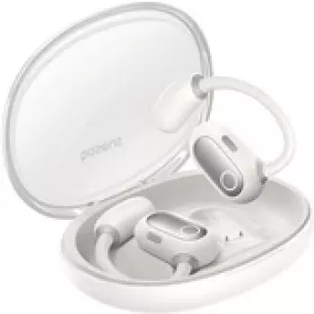 Auricolari Open-Ear TWS Baseus Eli Sport 1 bianco — Bluetooth 5.0, protezione da schizzi IPX4