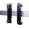 Bracci universali per interfaccia con microregolazione B-Tech BT8390-VESA400MAF/B