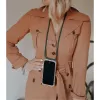 Collana per telefono Lookabe loo014 per iPhone XR – custodia protettiva oro-verde con laccio