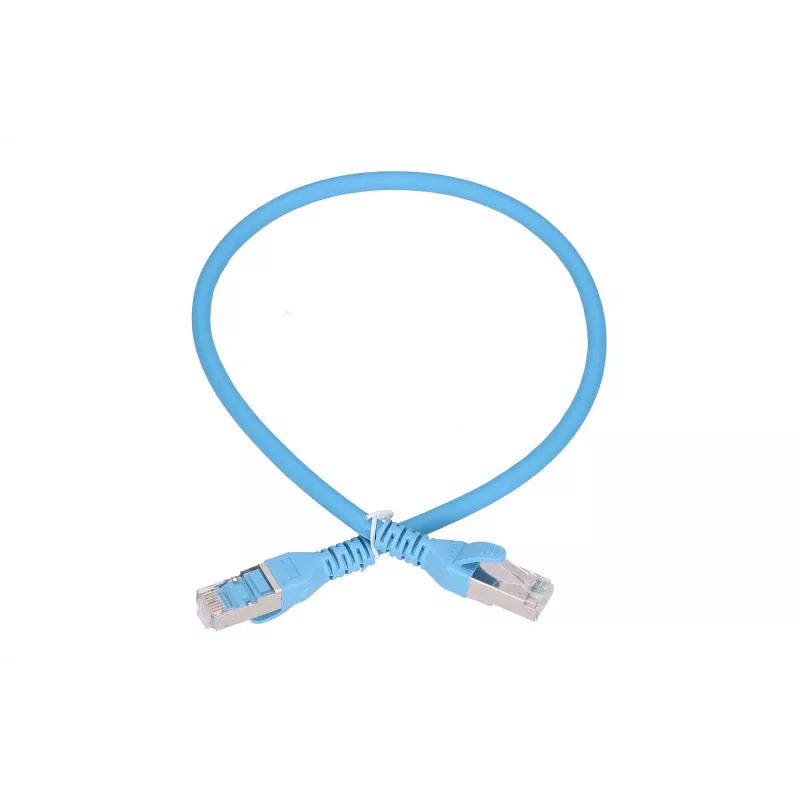 Cavo di rete Extralink LAN patch cord Cat.6A RJ-45 Cat6a 0,5 m blu