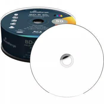 BD-R DL MediaRange MR510 50 GB 25 pz.