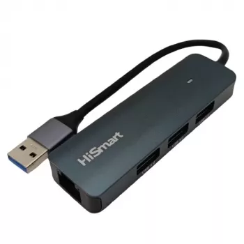 Adattatore USB-A - 3x USB 3.0, RJ45