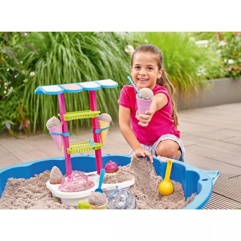Gelateria, giochi per la sabbia