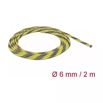 Guaina per cavi DeLOCK 20737 nero giallo