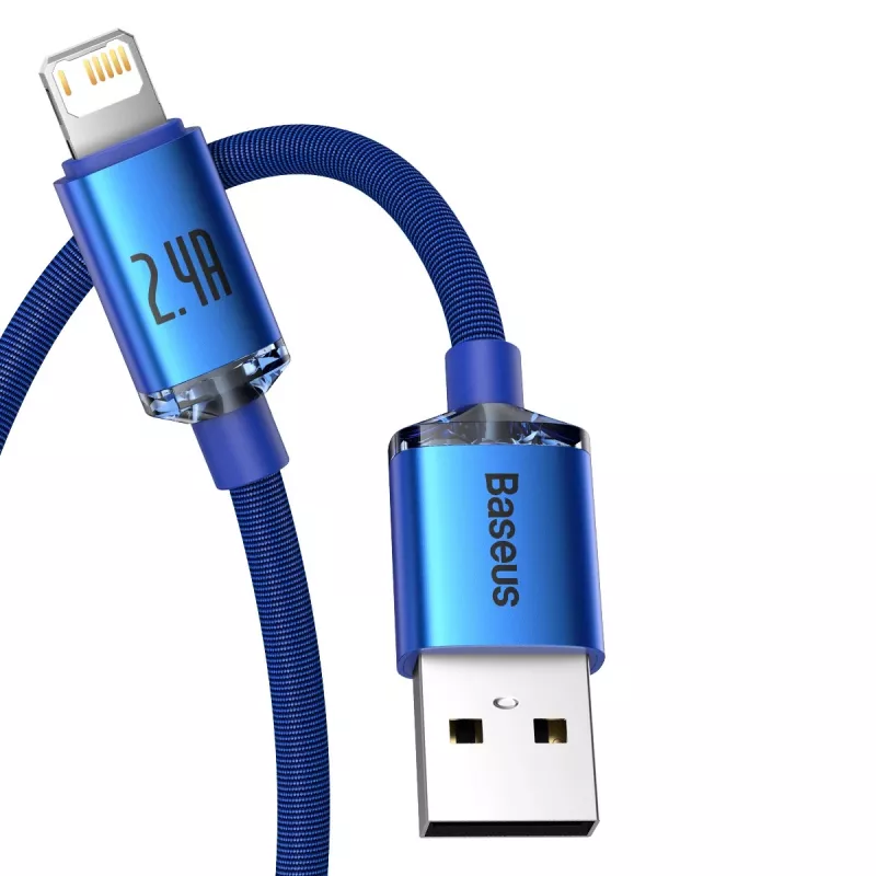 Cavo Lightning Baseus CAJY000003 1,2 m blu 2,4 A