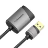 Vention scheda audio esterna USB 0,15M grigio metallo tipo