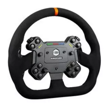 Volante simracing Simucube Valo GT-23 SC3, diametro 320 mm, design GT, attacco rapido SC3 – nero, pelle scamosciata