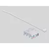 Delock - adattatore modulare - montabile su guida DIN - CAT 6a - STP - grigio - 1 connessione (86014)