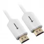 Cavo HDMI connettore maschio > connettore maschio (bianco, 1 metro, HDMI 4K)