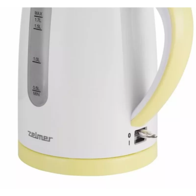Bollitore Zelmer 1,7 L 2200 W bianco giallo
