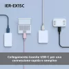 Sony IER-EX15C Cuffie con filo In-Ear Chiamate/Musica USB Type-C Bianco