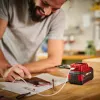 Power X-Change adattatore USB per batteria TC-CP 18 Li USB-Solo rosso, 2x porta di ricarica USB-A