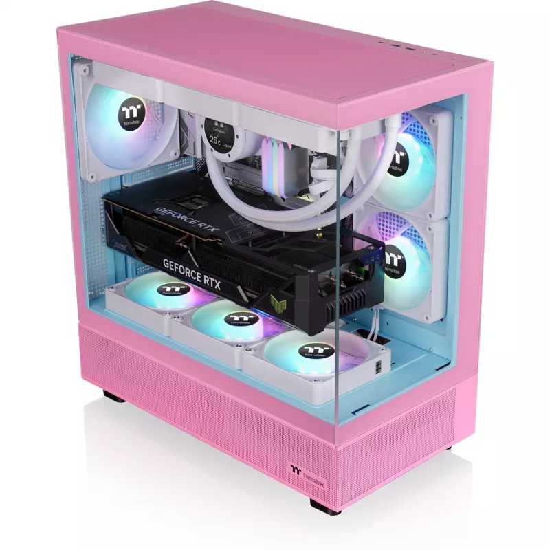 Thermaltake View 270 Plus TG ARGB Bubble Pink - Case - ATX - Midi/Mini Tower - ATX