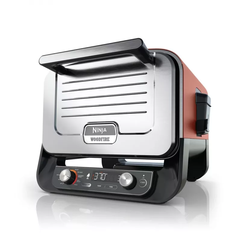 Ninja Woodfire OO101EU forno elettrico da esterno, forno per pizza e affumicatore, 2400 W