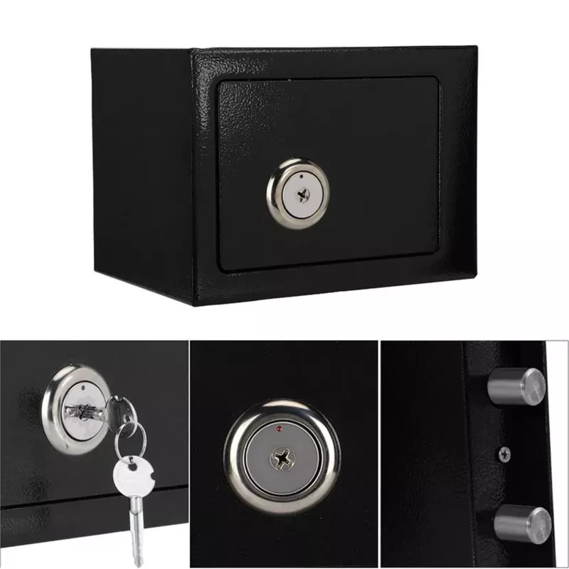 Extralink Home | Home Safe | ufficio, portachiavi cassaforte, cassaforte di sicurezza, nero, S-404